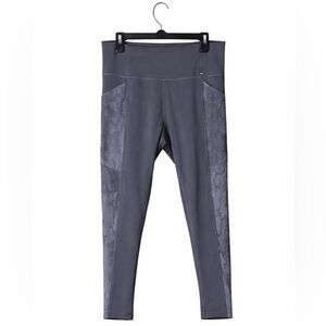 Calia by Carrie Underwood Leggings Large Dark Gray Nine Iron Activewear